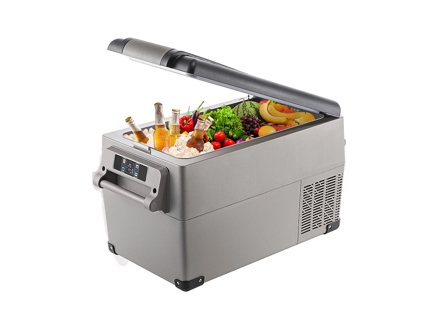 Réfrigérateur de Voiture SucceBuy Réfrigérateur Portable de Petite Taille 34.82L pour la Maison, la Voiture, le Véhicule, 220V
