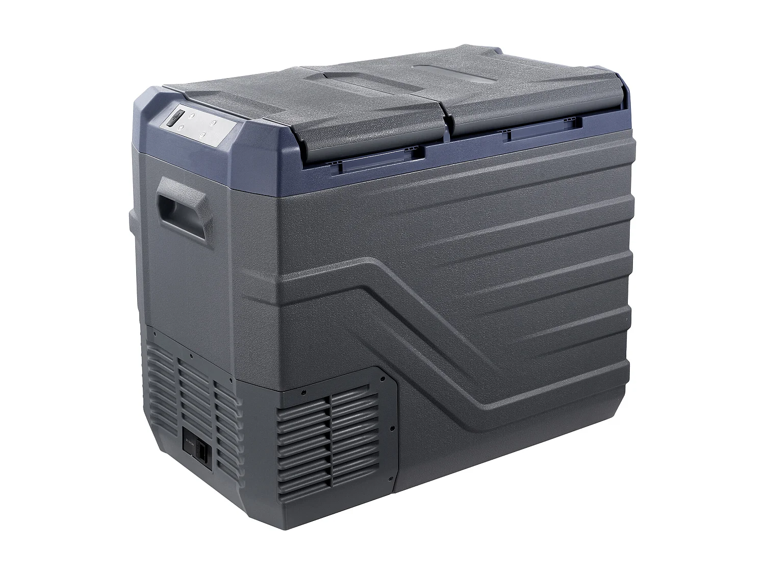 Lodówka Samochodowa SucceBuy 40L Przenośna Lodówka Samochodowa Dwustrefowa Zamrażarka Kompresorowa do Samochodu i Domu