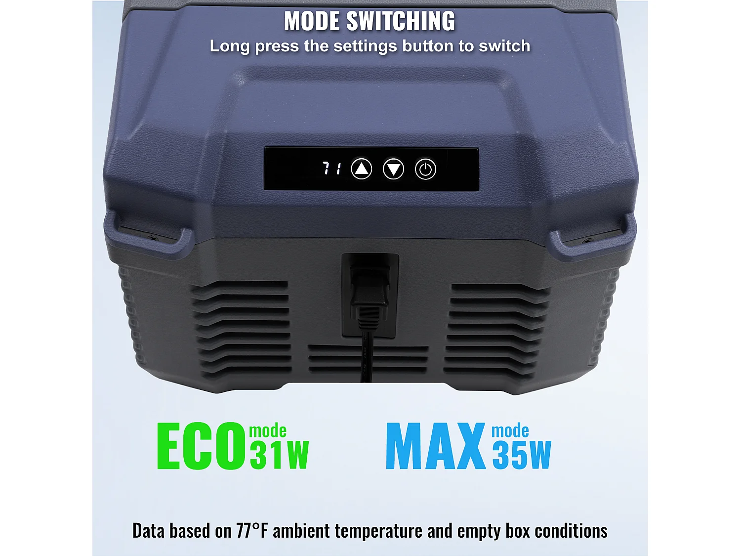 Réfrigérateur de Voiture SucceBuy Réfrigérateur Congélateur Portable pour Voiture 9L à Zone Unique pour les Voyages et la Maison