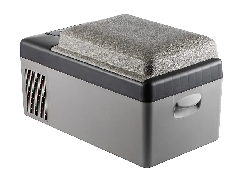 Autokühlschrank SucceBuy Kleiner tragbarer Kühlschrank 20L, Autokühlschrank mit kompaktem Gefrierfach, 220V