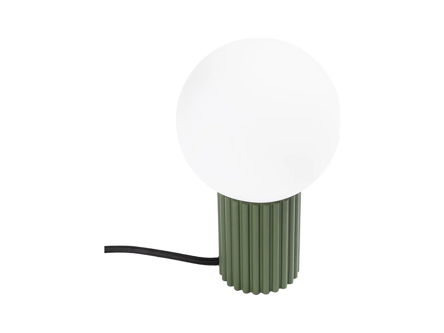 Bureaulamp Halo Modern Van  - 1 Lichtbronnen - L.12 X H.19 Cm - Olijfgroen