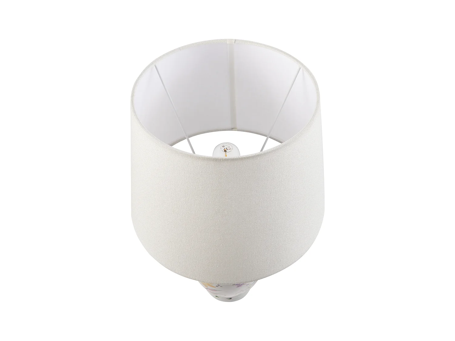 Lampe à poser ACROSSO Porcelaine Blanc