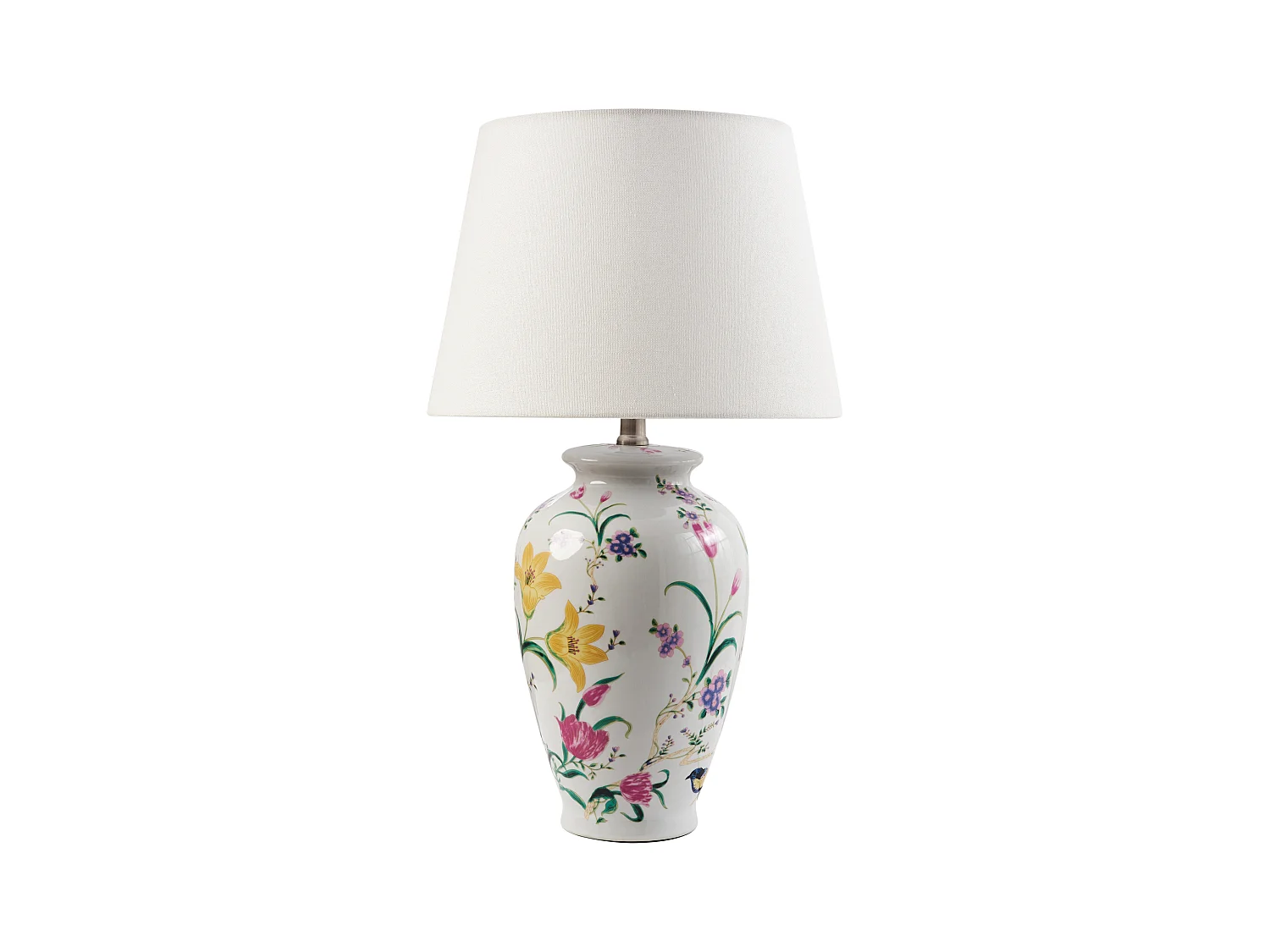 Lampe à poser ACROSSO Porcelaine Blanc