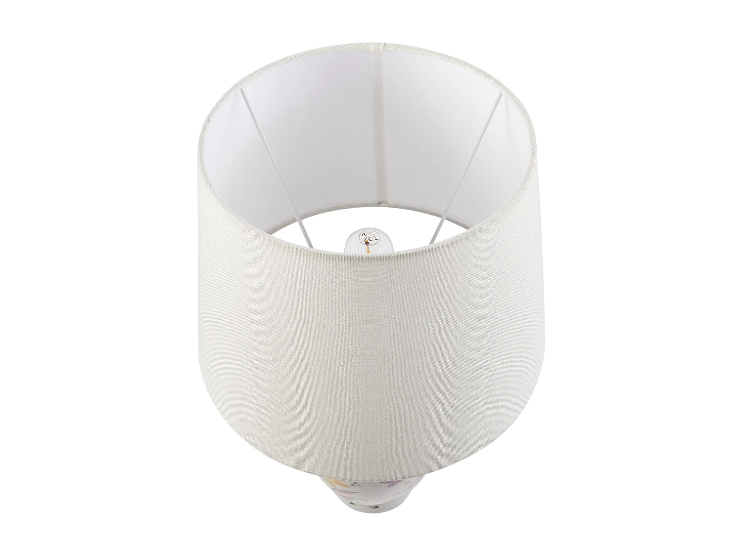 Lampe à poser ACROSSO Porcelaine Blanc