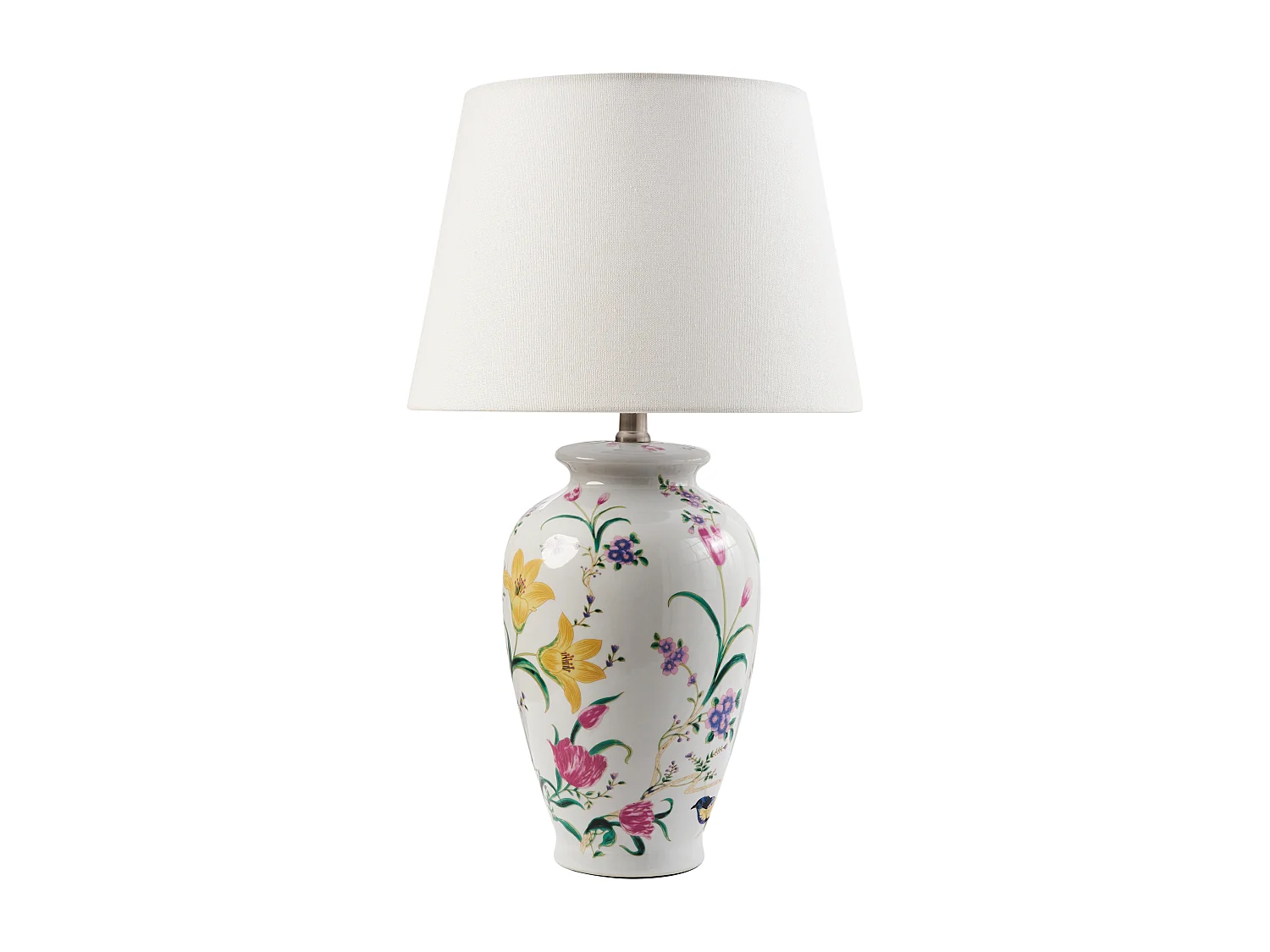 Lampe à poser ACROSSO Porcelaine Blanc