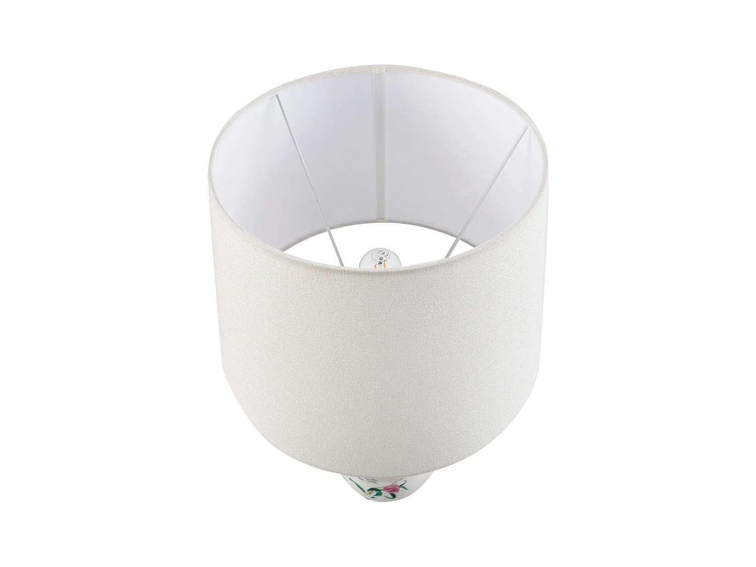 Tischleuchte FEBROS Porzellan Weiss