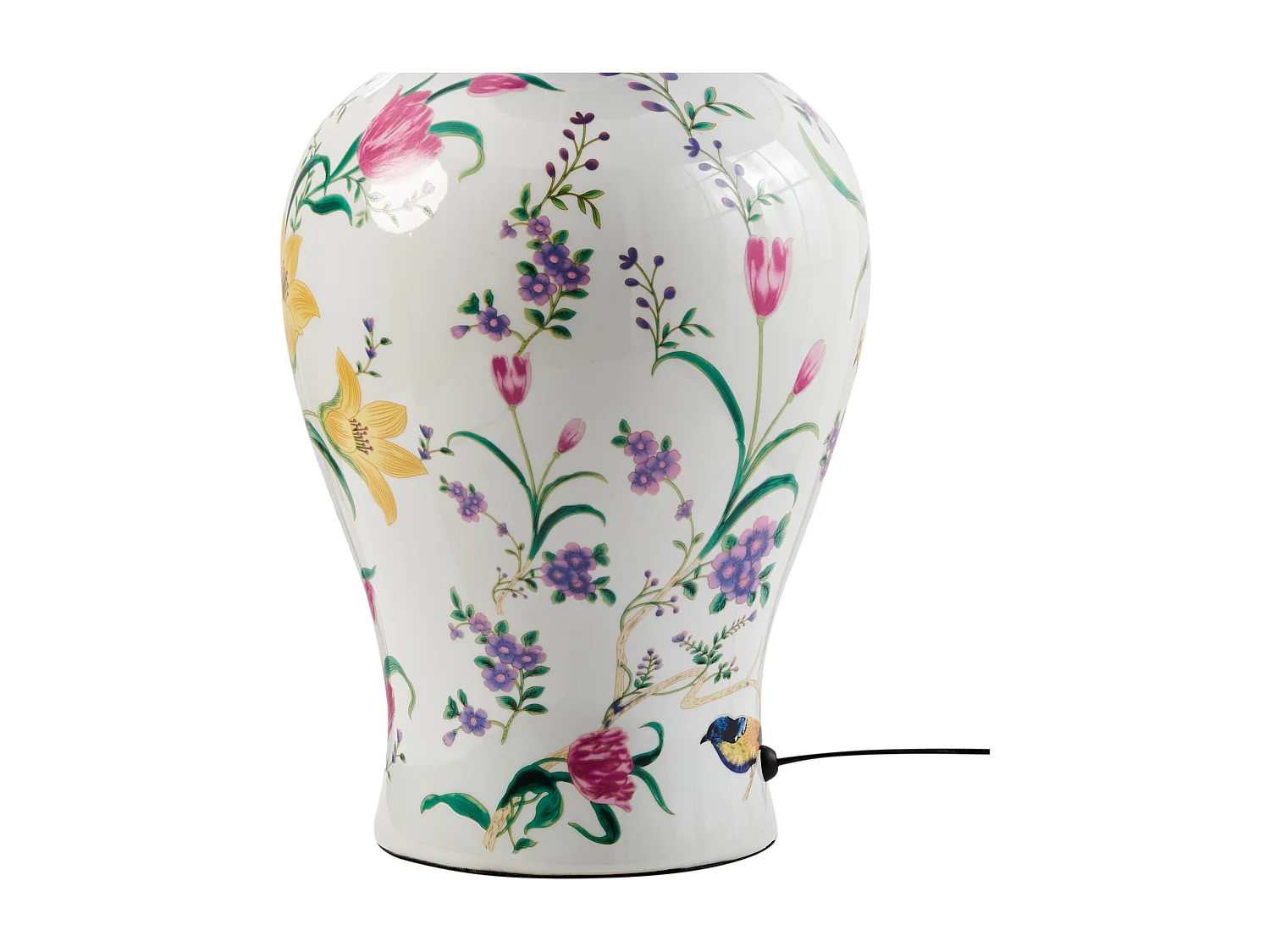 Tischleuchte FEBROS Porzellan Weiss