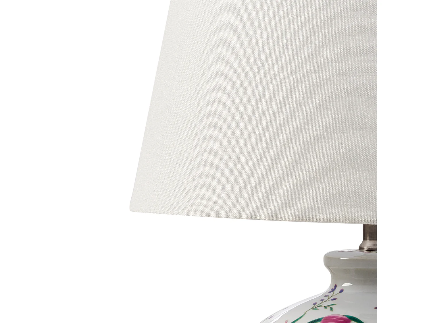 Tischleuchte FEBROS Porzellan Weiss