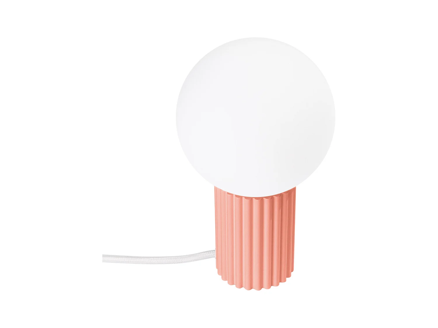 Bureaulamp Halo Modern Van  - 1 Lichtbronnen - L.12 X H.19 Cm - Perzik