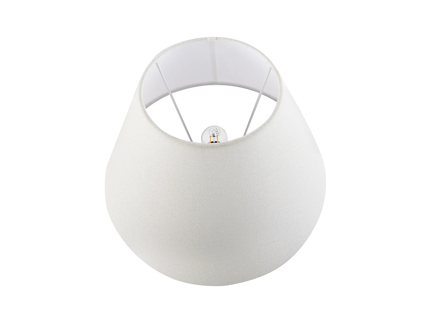 Lampe à poser ARUNCA Porcelaine Blanc/bleu