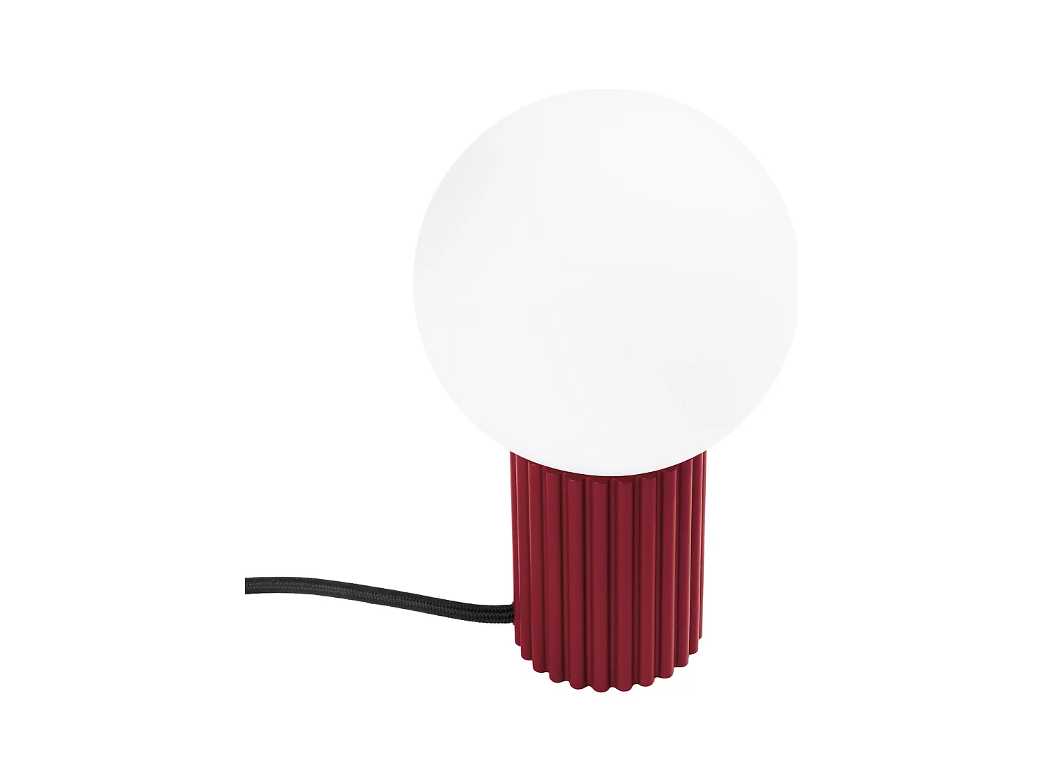 Bureaulamp Halo Modern Van  - 1 Lichtbronnen - L.12 X H.19 Cm - Bourgondië