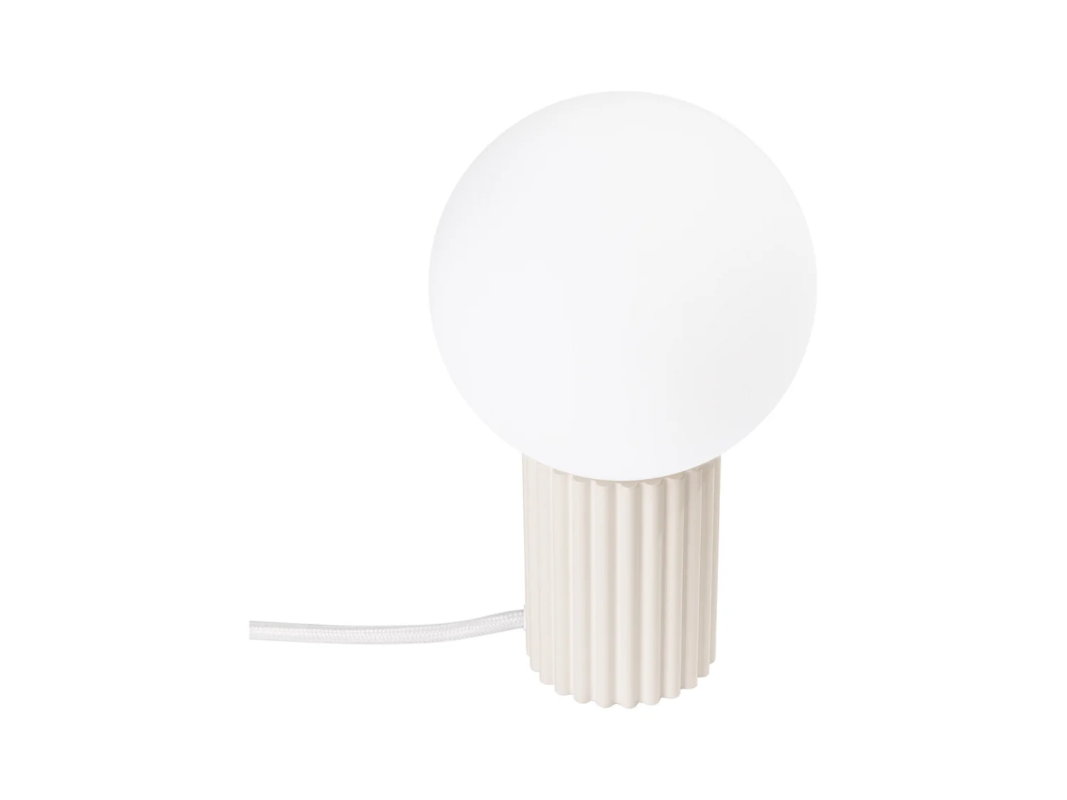Bureaulamp Halo Modern Van  - 1 Lichtbronnen - L.12 X H.19 Cm - Beige