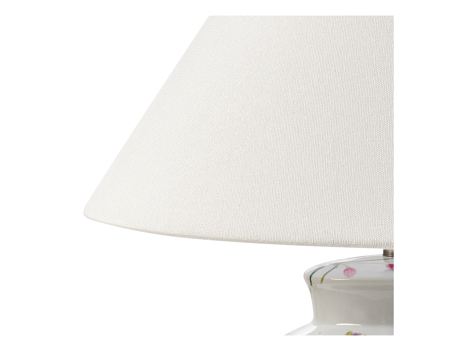 Lampe à poser DIOGO Porcelaine Blanc