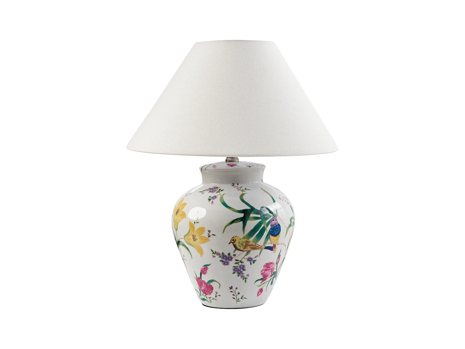 Lampe à poser DIOGO Porcelaine Blanc