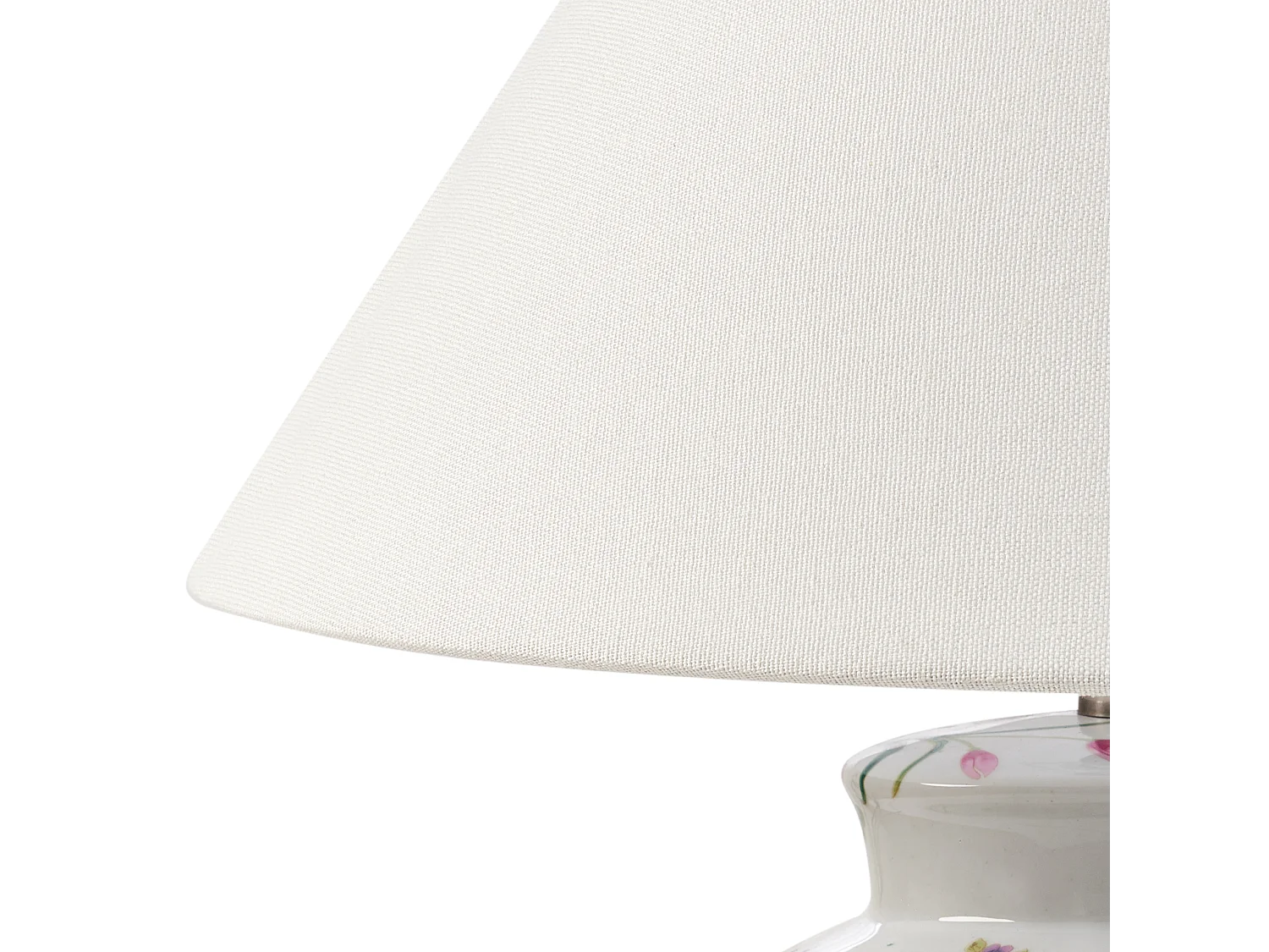 Lampe à poser DIOGO Porcelaine Blanc