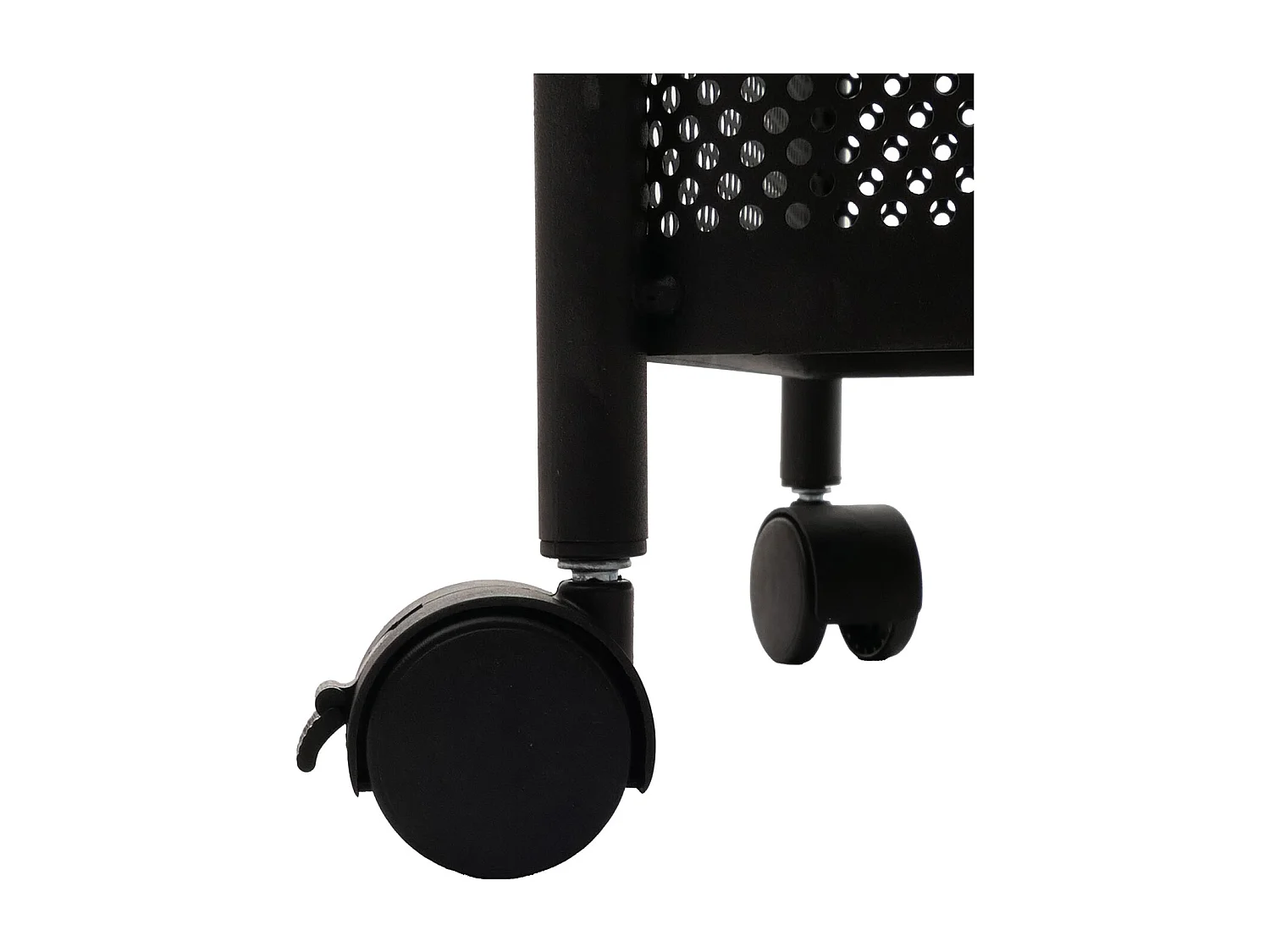 Étagère roulante MCW-N52,  noir