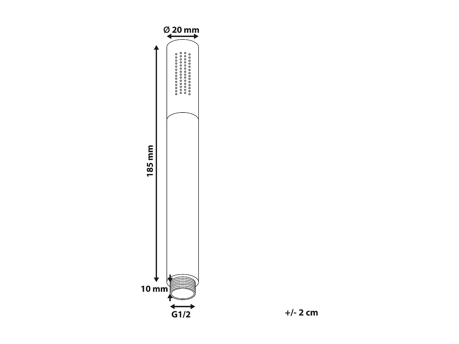 Soffione doccia MARFAU Oro
