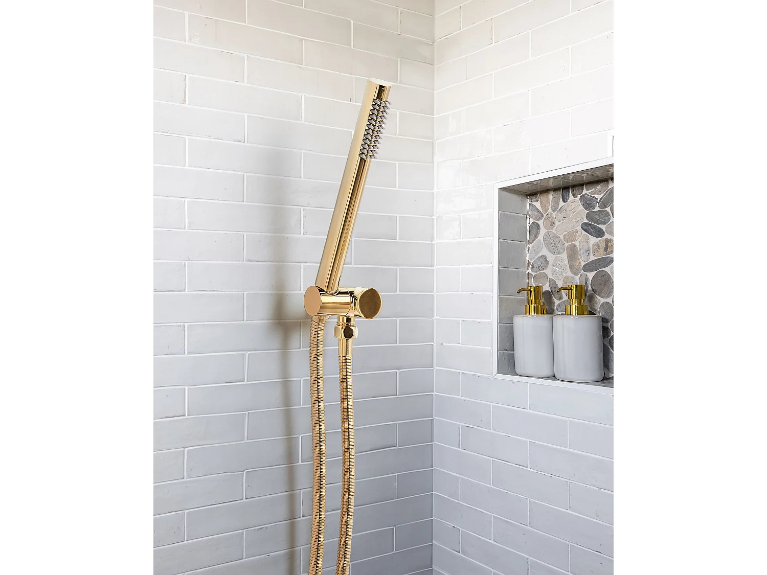 Pommeau de douche CABUYAL Doré