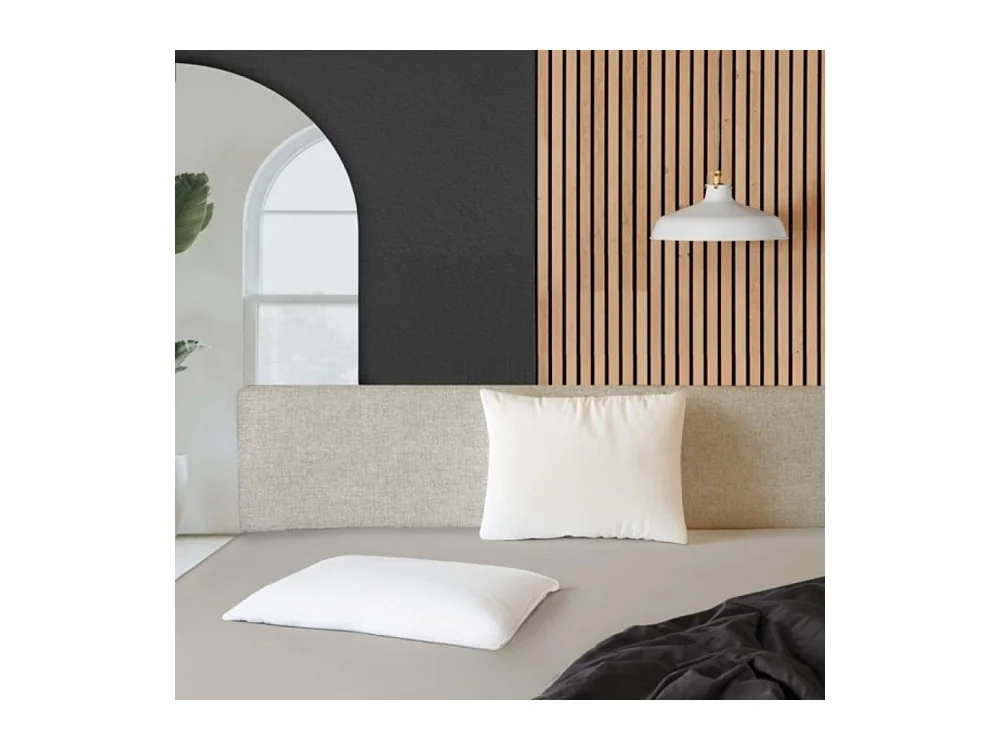 Taie d'Oreiller Microfibre "Oscar" 50x70cm Blanc