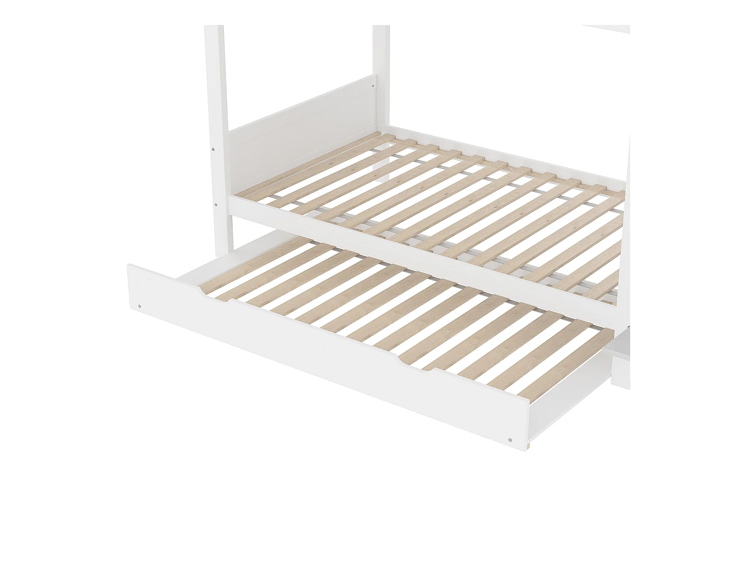 Beliche infantil 90x200 cm - com cama articulada - com prateleiras + guarda-roupa - com compartimentos de arrumação - branco