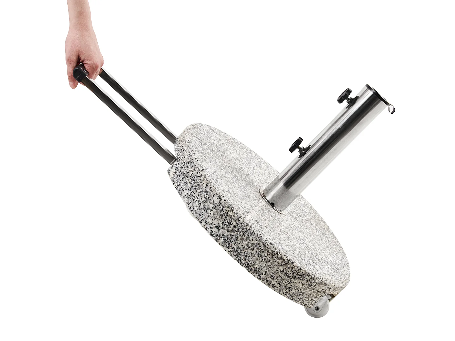 Parasol Base CERZETO Grey Round 30 kg