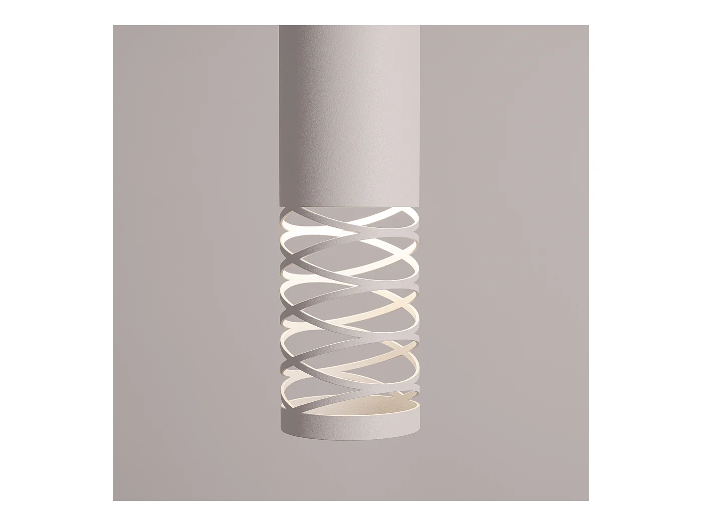 Lampe À Suspension Lami Moderne En Acier - 1 Sources Lumineuses - L.8 X H.125 Cm - Blanc