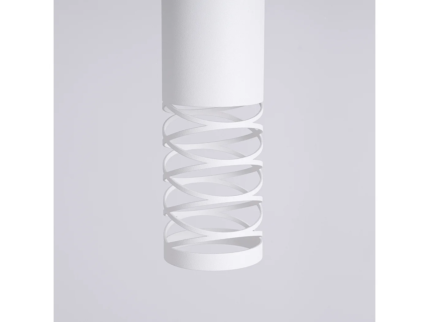 Lámpara Colgante Lami Moderno De Acero - 1 Fuentes Luminosas - L.8 X A.125 Cm - Blanco