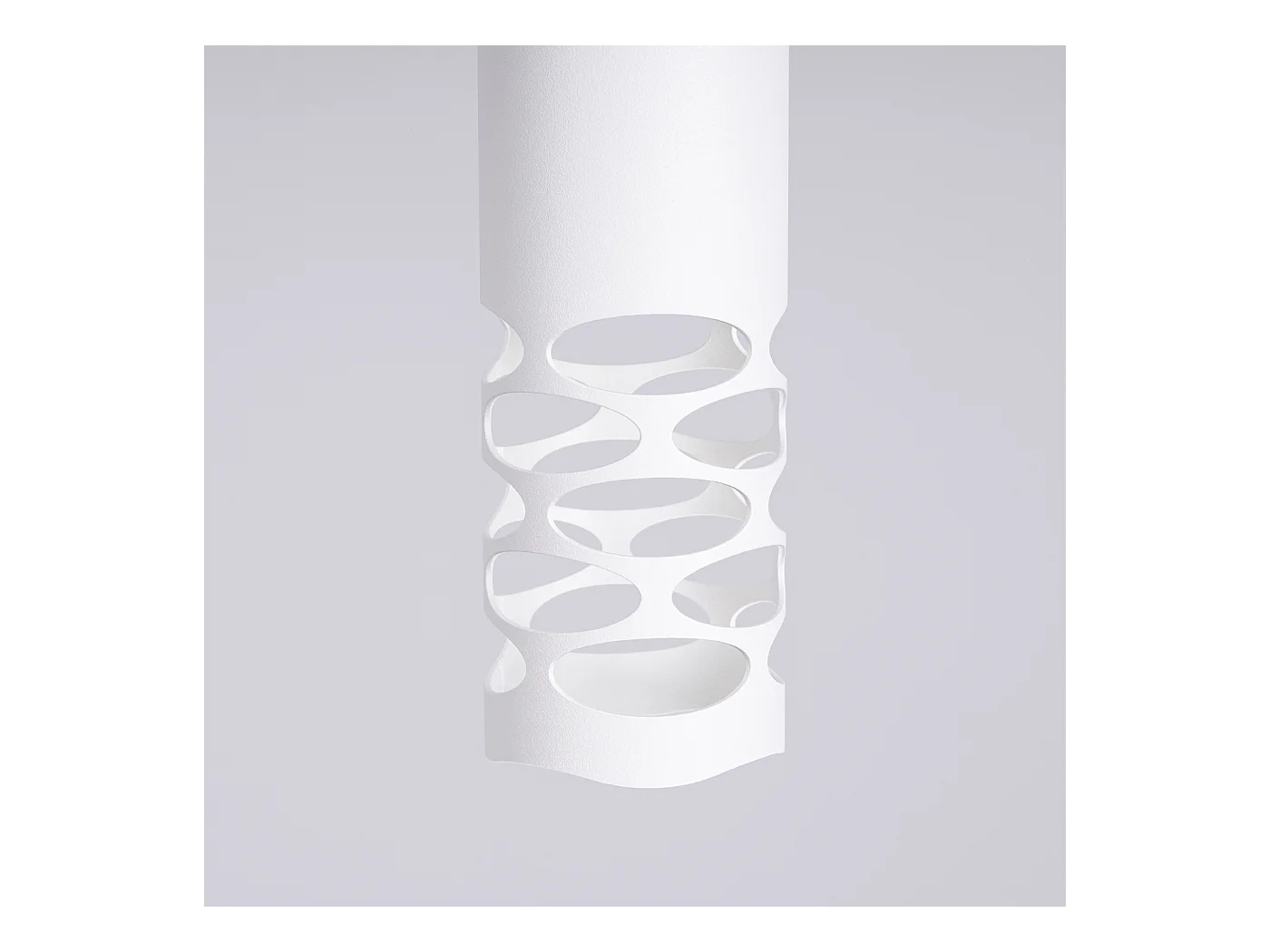 Lampe À Suspension Liro Moderne En Acier - 1 Sources Lumineuses - L.8 X H.125 Cm - Blanc