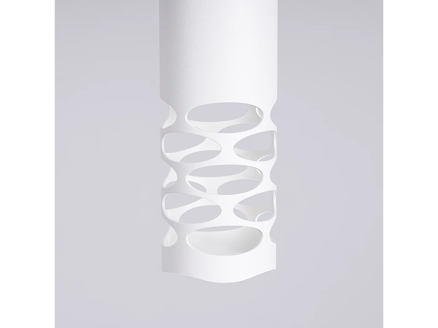 Lámpara Colgante Liro Moderno De Acero - 1 Fuentes Luminosas - L.8 X A.125 Cm - Blanco