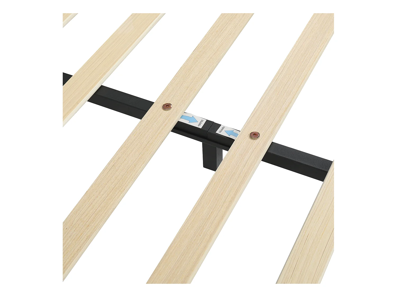 Lit enfant 140x200cm rembourré en velours - avec bureau et tabouret pour enfants - avec étagère de rangement - Bleu (sans matelas)