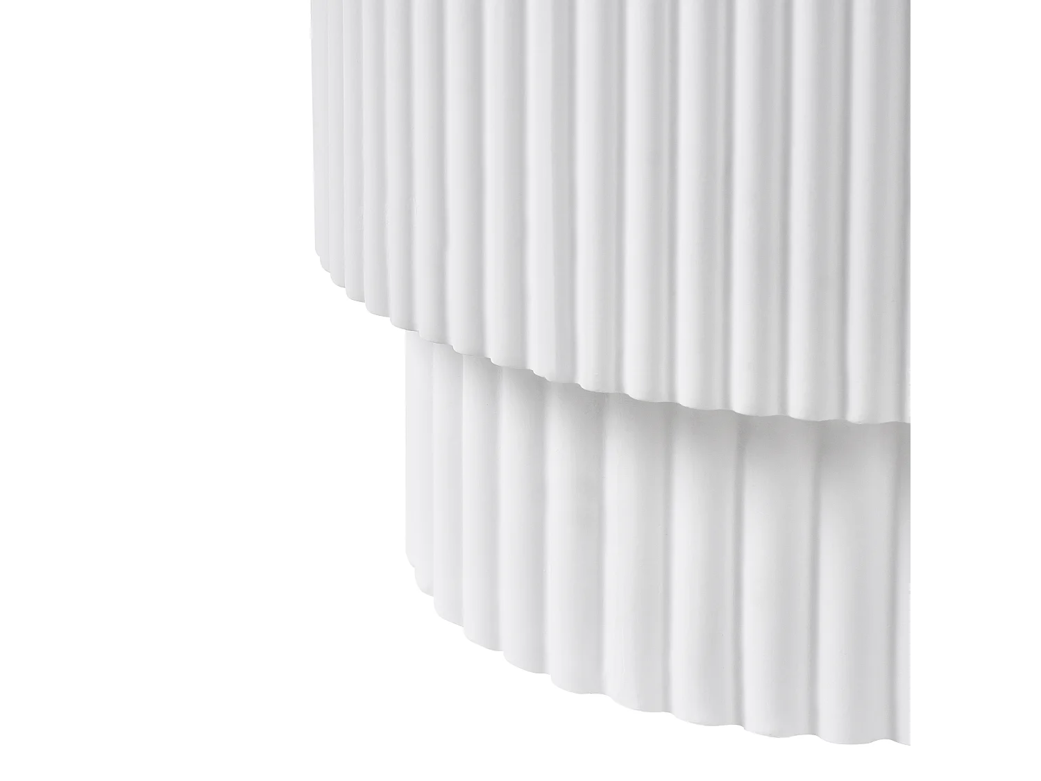 Table d'appoint BICCARI 38 cm 38 cm Blanc