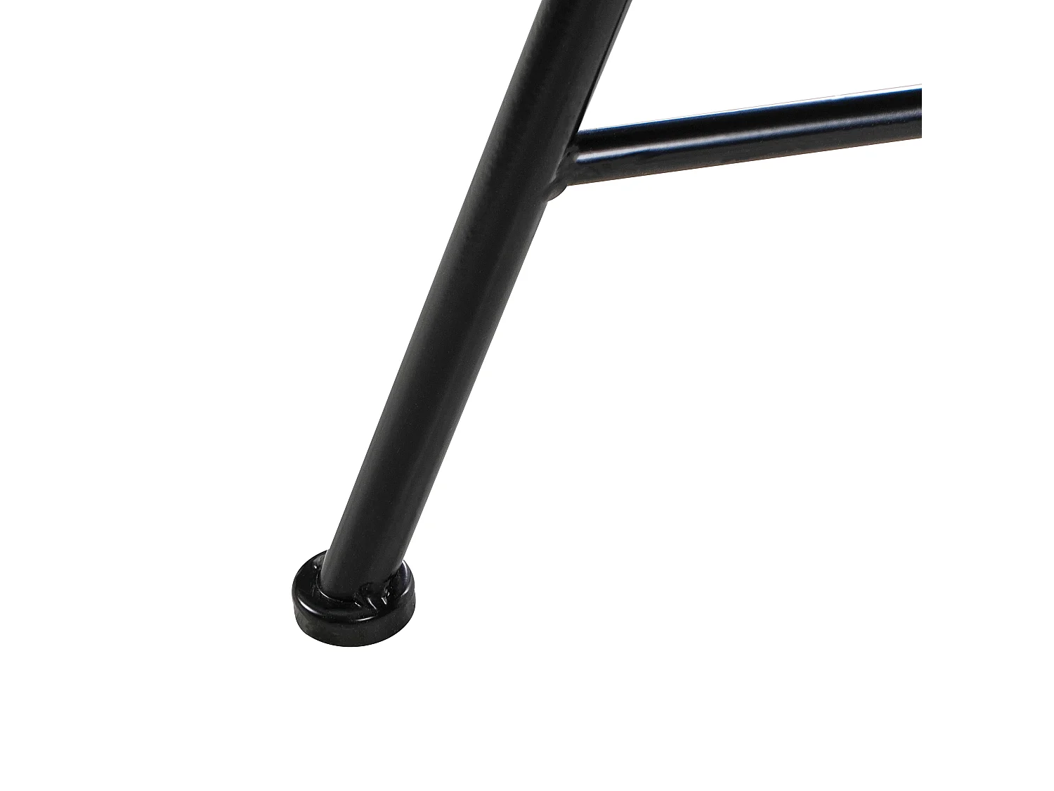Outdoor Bistrotisch CORIANO 60 cm 60 cm Metall Schwarz