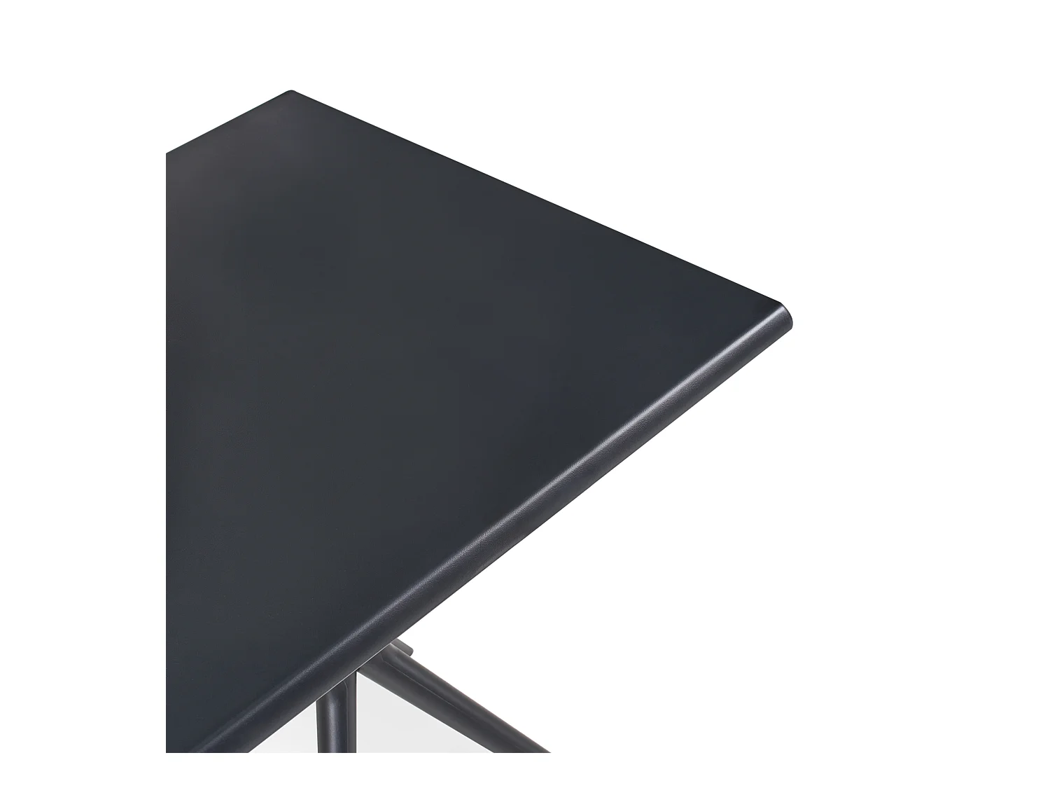 Table de salle à manger de jardin PIAVE 70 cm 70 cm Noir