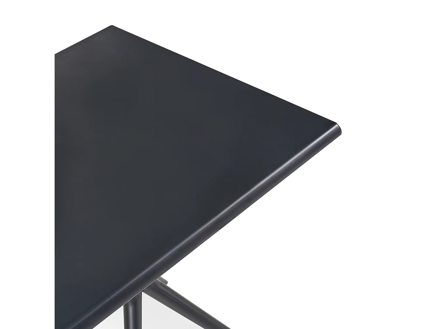 Table de salle à manger de jardin PIAVE 70 cm 70 cm Noir