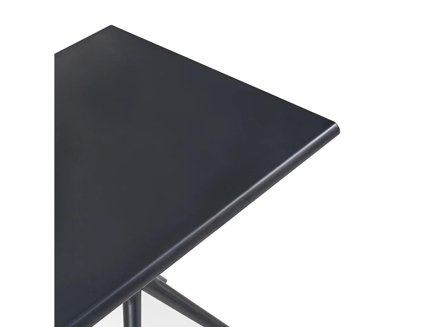 Table de salle à manger de jardin PIAVE 70 cm 70 cm Noir