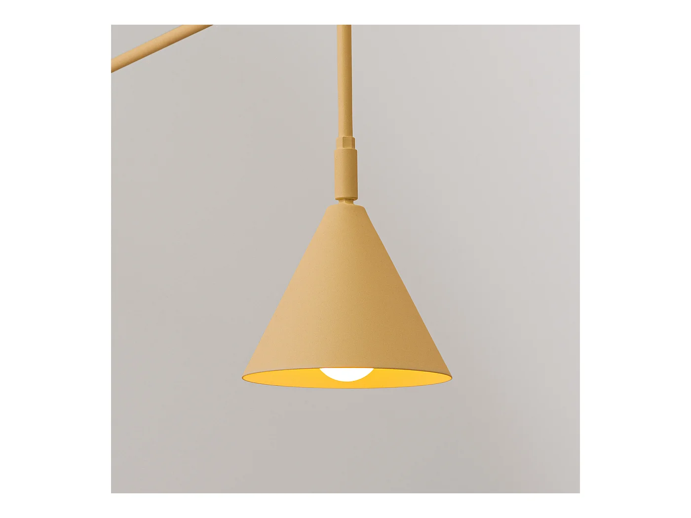 Applique Nox Moderne En Acier - 1 Sources Lumineuses - L.14 X H.30 Cm - Or/Noir