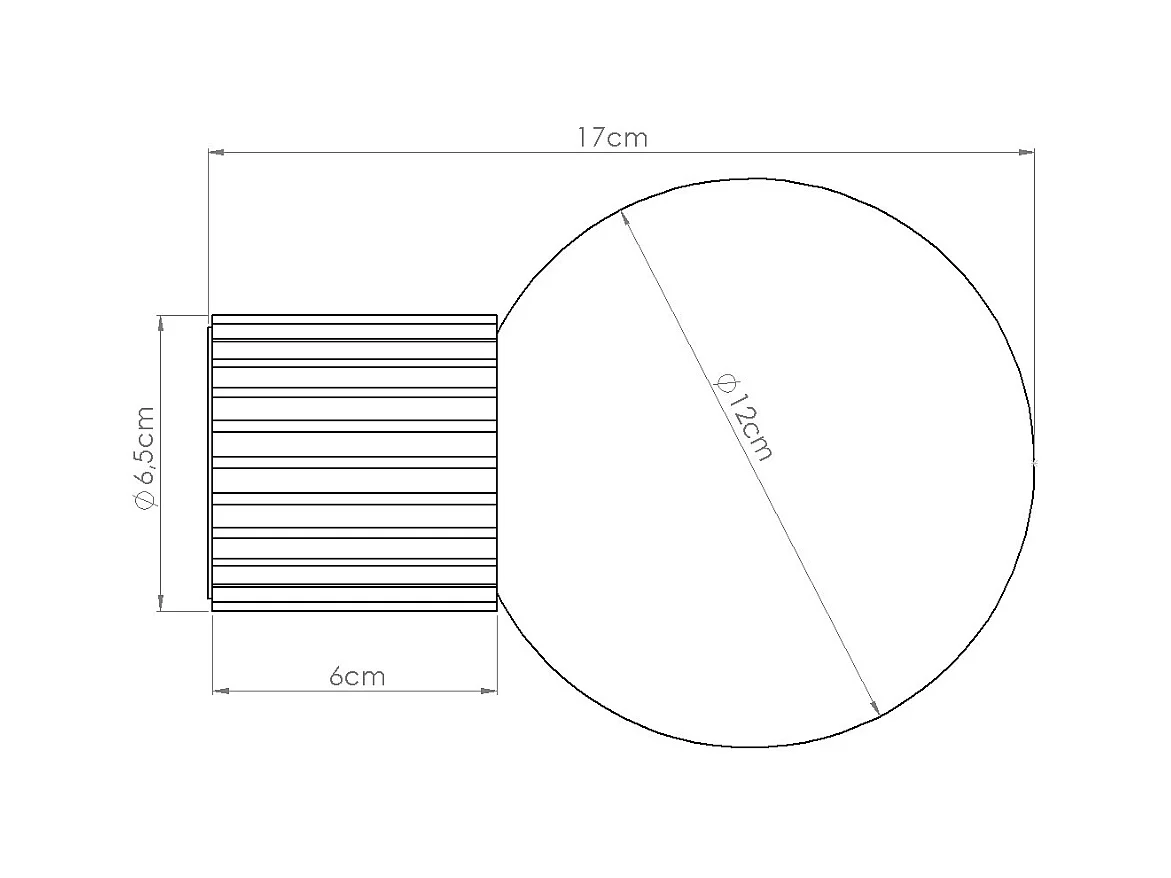 Applique Halo Moderne En Aluminium/Verre - 1 Sources Lumineuses - L.12 X H.12 Cm - Blanc