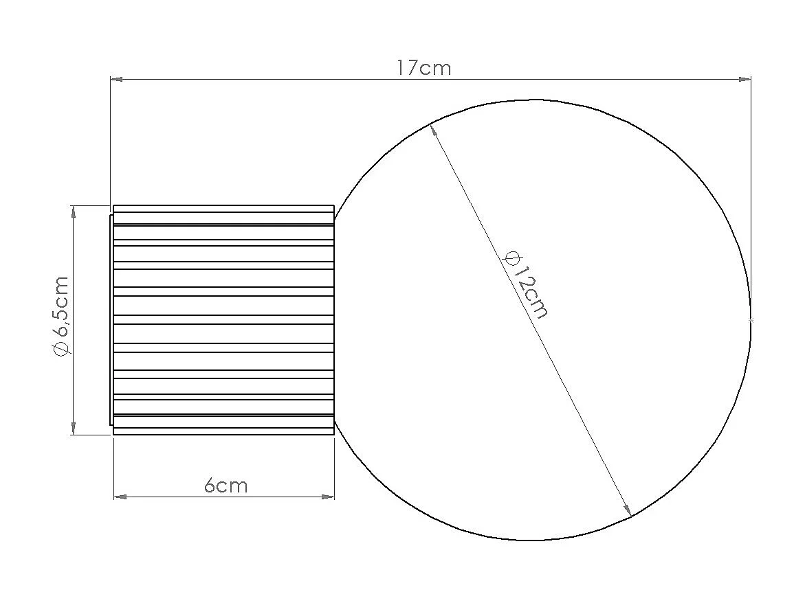 Applique Halo Moderne En Aluminium/Verre - 1 Sources Lumineuses - L.12 X H.12 Cm - Blanc