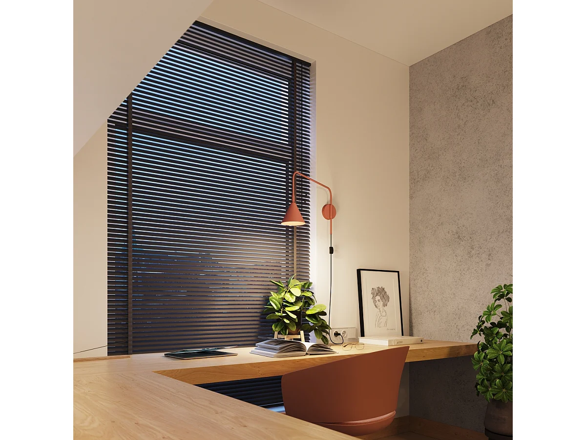 Applique Nox Moderne En Acier - 1 Sources Lumineuses - L.14 X H.30 Cm - Ocre Rouge