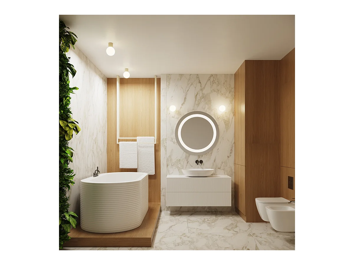 Applique Halo Moderne En Aluminium/Verre - 1 Sources Lumineuses - L.12 X H.12 Cm - Beige