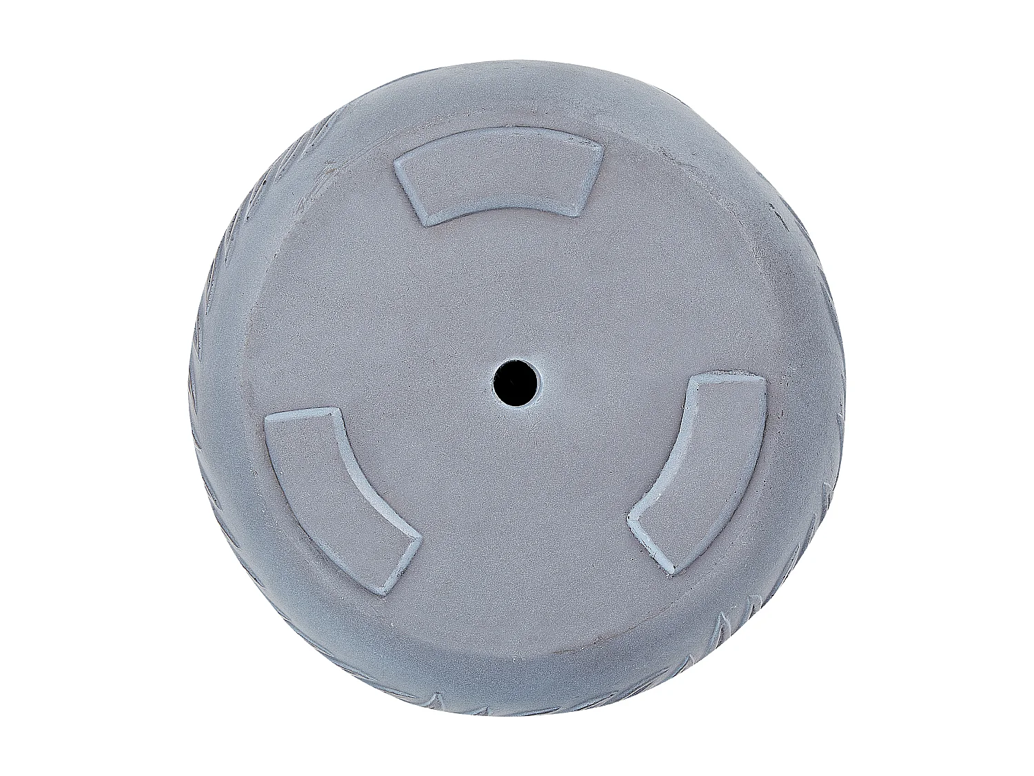 Bloempot FTERO Keramiek 25 cm Grijs