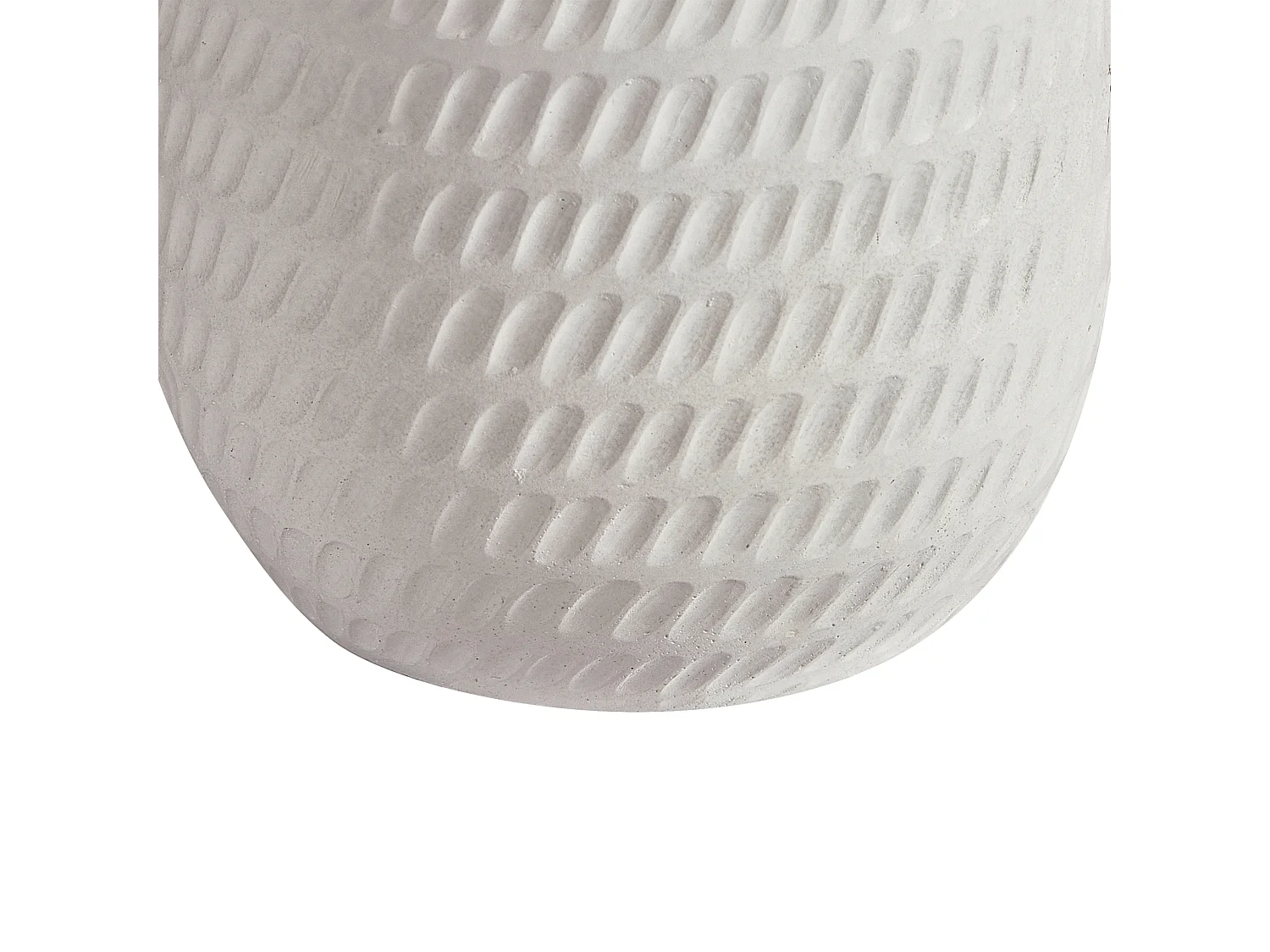 Bloempot LIVADIA Steen 20 cm Gebroken wit