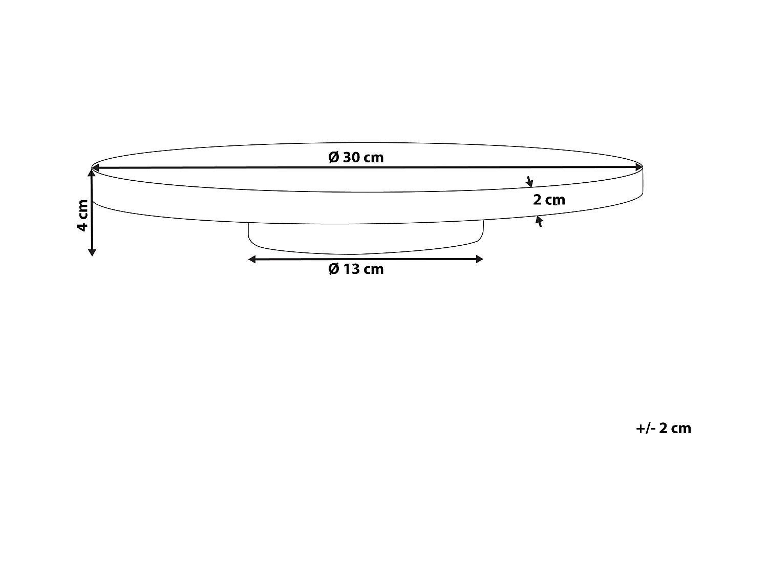 Support à gâteaux ASTROS Pierre Marbre blanc