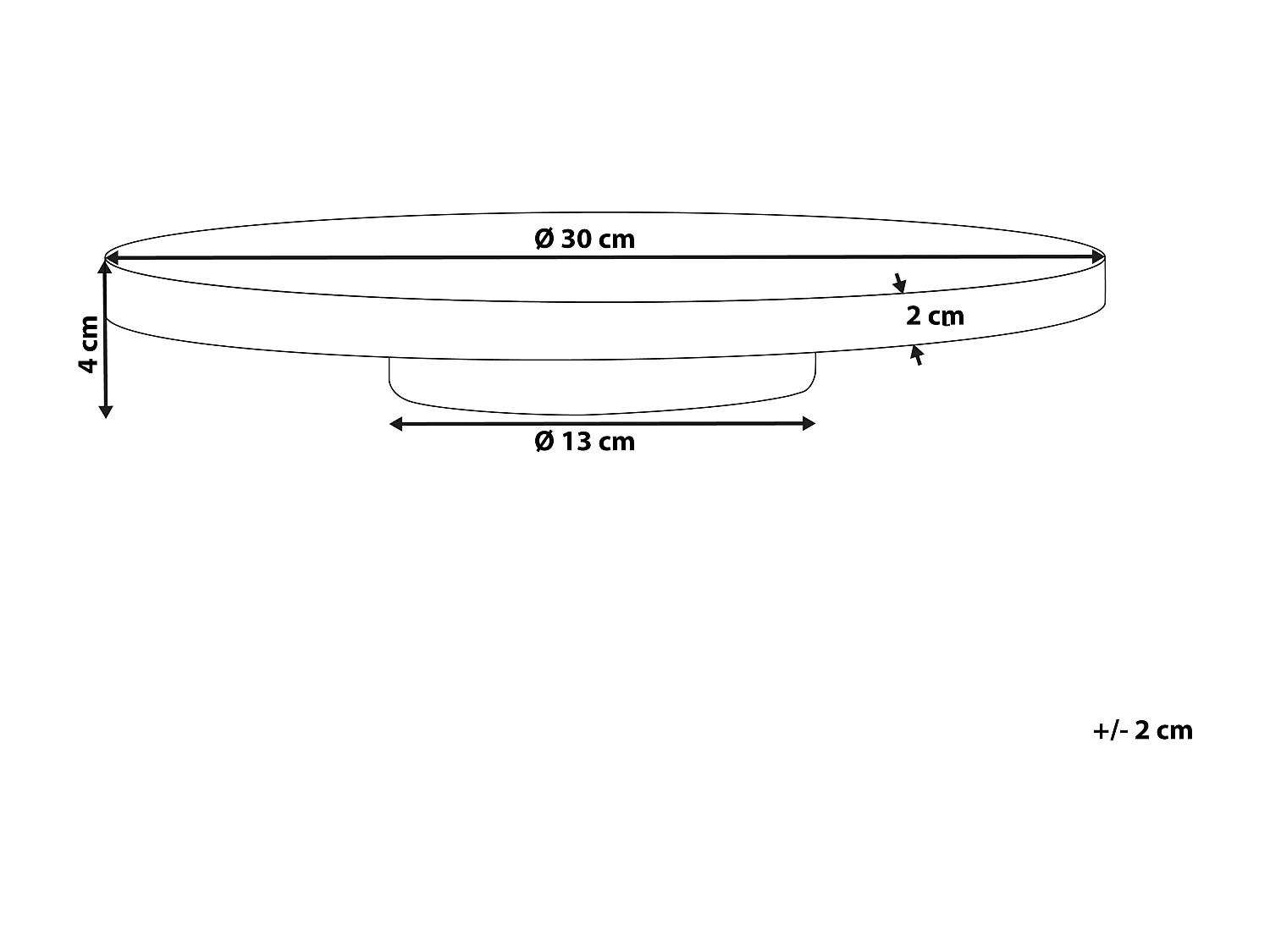 Patera na ciasto ASTROS Kamień Biały marmur