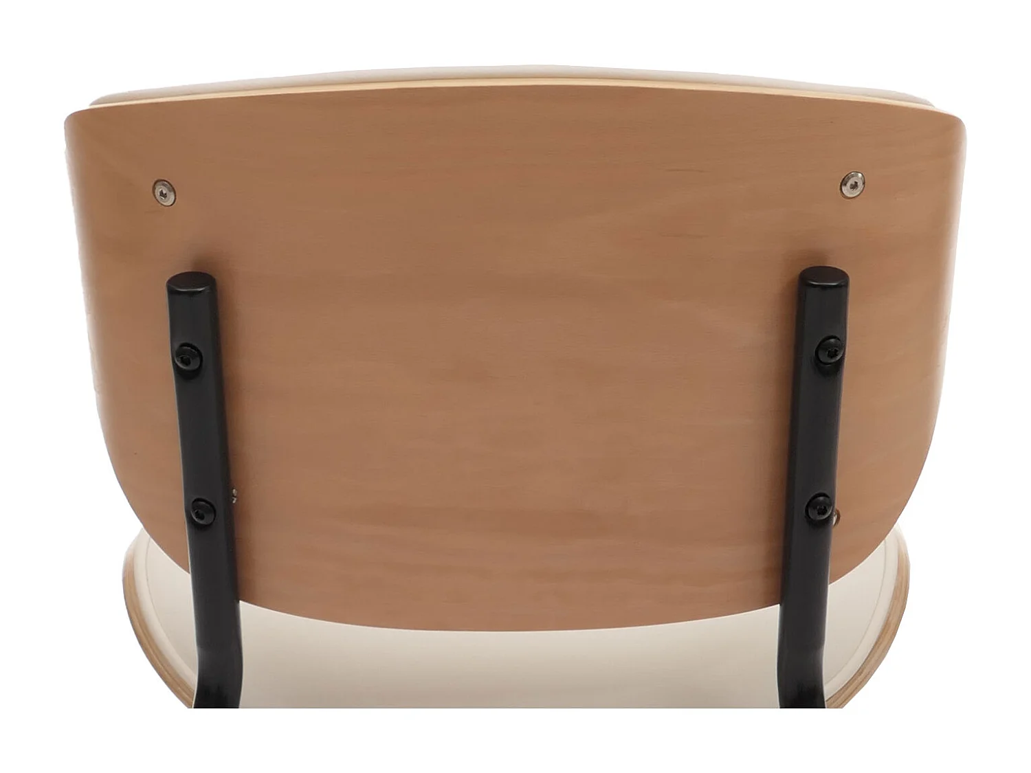 Chaise de salle à manger MCW-O45 (lot de 2),  naturel, blanc