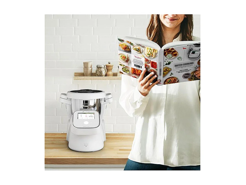 Robot de Cozinha Conectado Moulinex i-Companion Touch YY5643FG 1550W 4,5L 13 Velocidades WiFi Bluetooth
