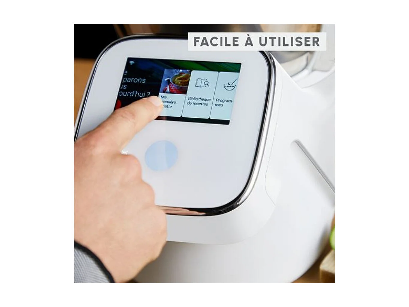 Robot de Cozinha Conectado Moulinex i-Companion Touch YY5643FG 1550W 4,5L 13 Velocidades WiFi Bluetooth