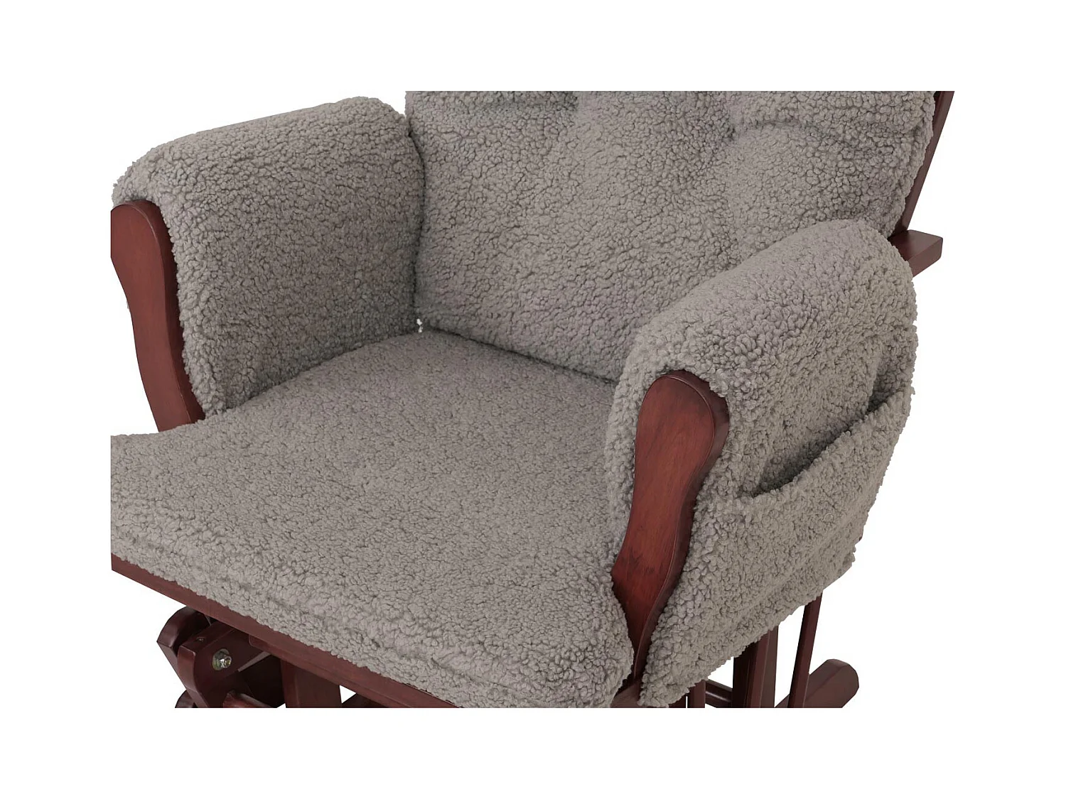 Fauteuil de relaxation MCW-C76,  gris Bâti foncé