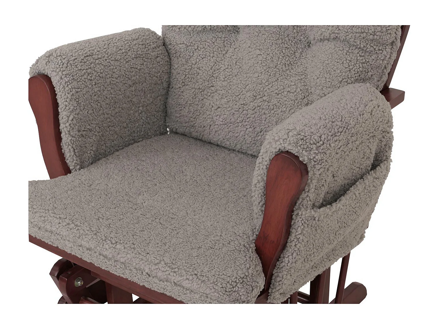 Fauteuil de relaxation MCW-C76,  gris Bâti foncé