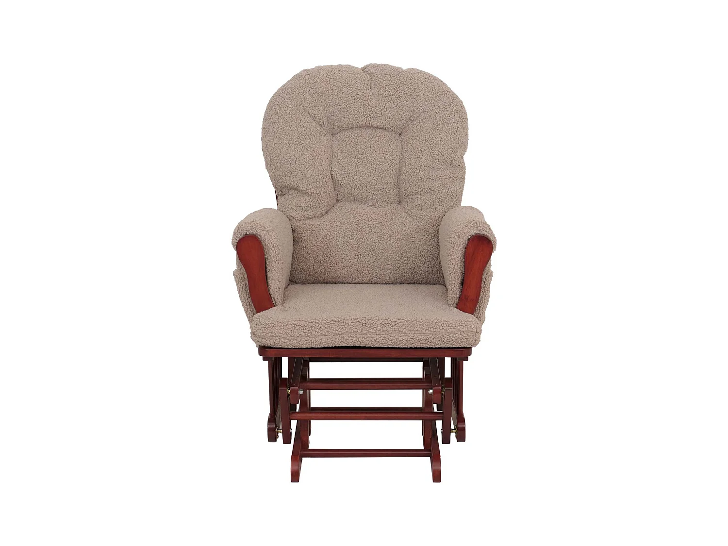 Fauteuil de relaxation MCW-C76,  brun Bâti foncé